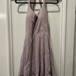 HALARA Lavender Halter Mini Dress